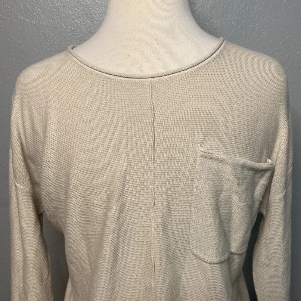 Zara Boys Collection Knit Wear Long Sleeve Top Oatmeal Size 11-12